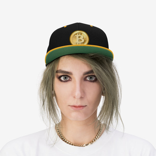 Bitcoin embroidery hat