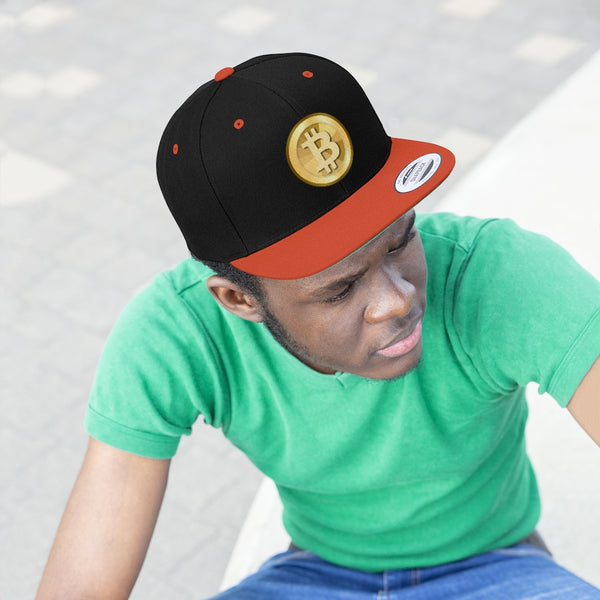 Bitcoin embroidery hat