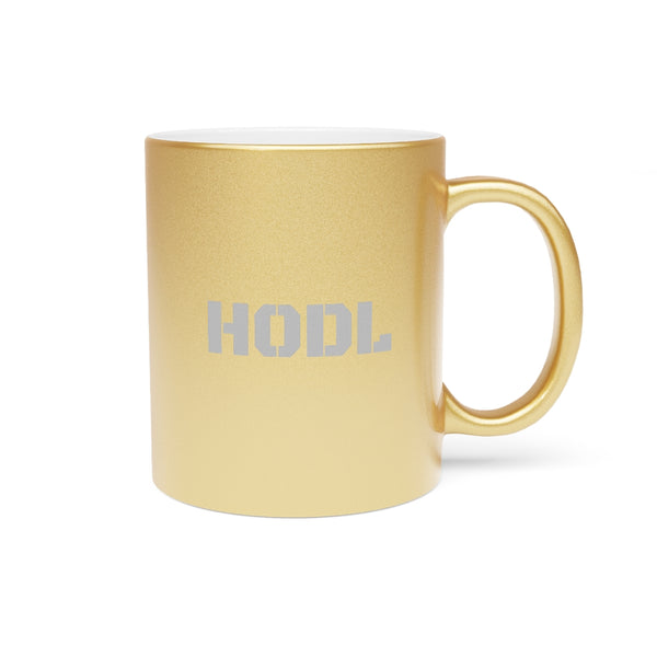 Bitcoin Metallic Mug (Silver\Gold)