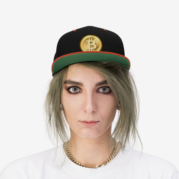 Bitcoin embroidery hat