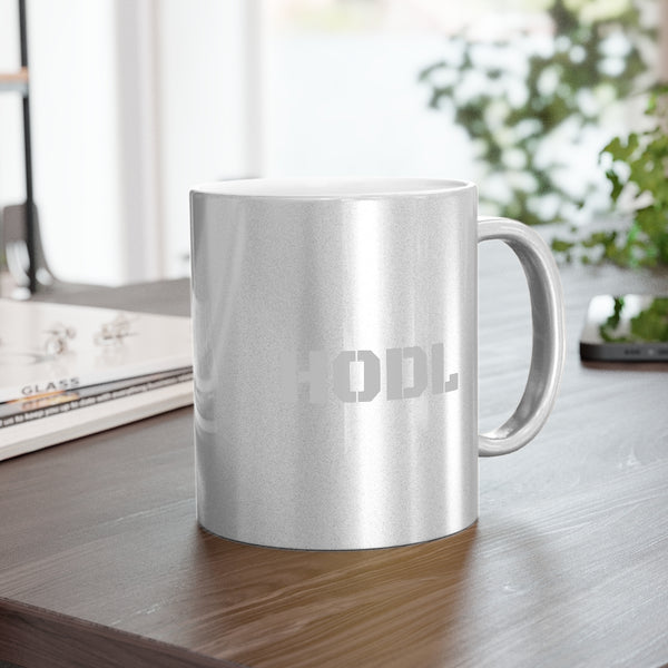 Bitcoin Metallic Mug (Silver\Gold)