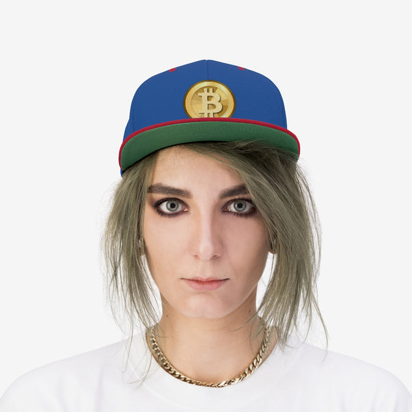 Bitcoin embroidery hat