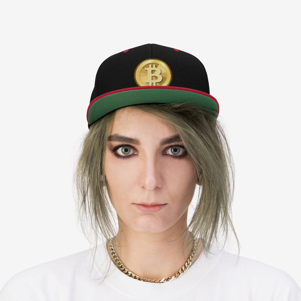 Bitcoin embroidery hat