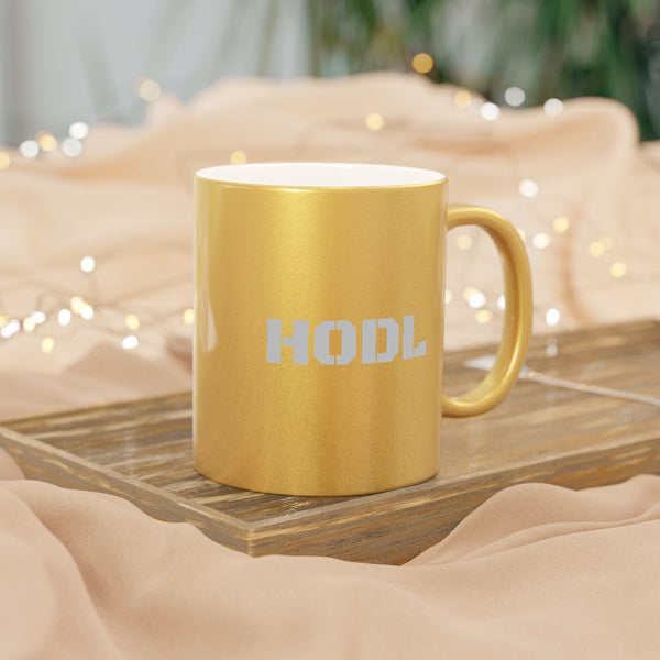 Bitcoin Metallic Mug (Silver\Gold)