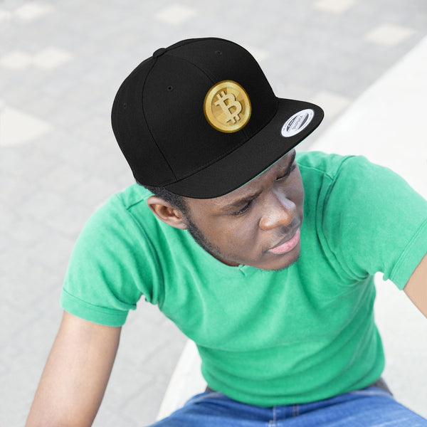 Bitcoin embroidery hat