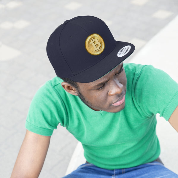 Bitcoin embroidery hat