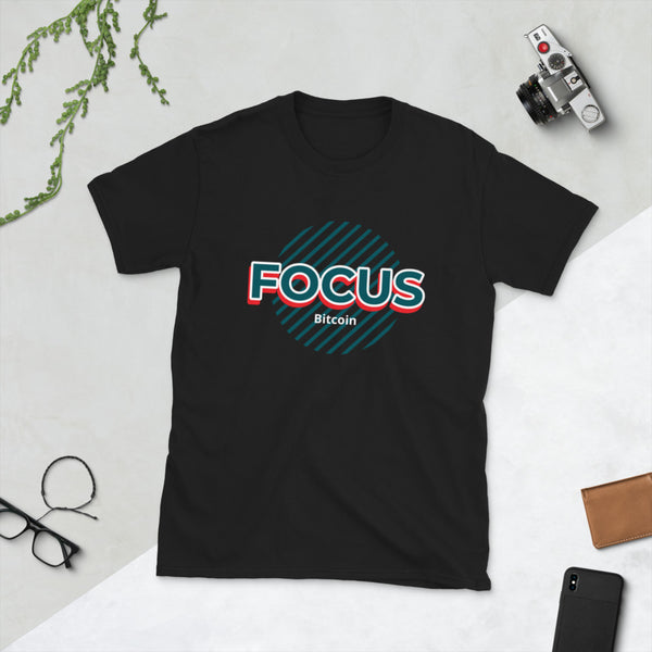 FOCUS BITCOIN-Short-Sleeve Unisex T-Shirt